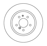 NF PARTS Тормозной диск 201533NF